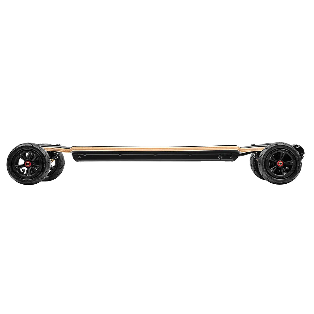 Side profile of Verreal RS Pro off road electric skateboard with 150mm pneumatic wheels and increased ground clearance