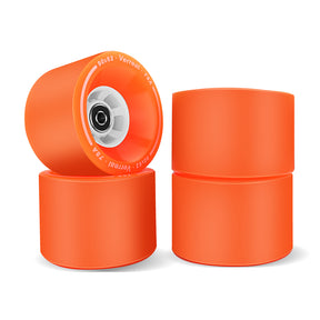Roues de skateboard en uréthane orange de 90 mm