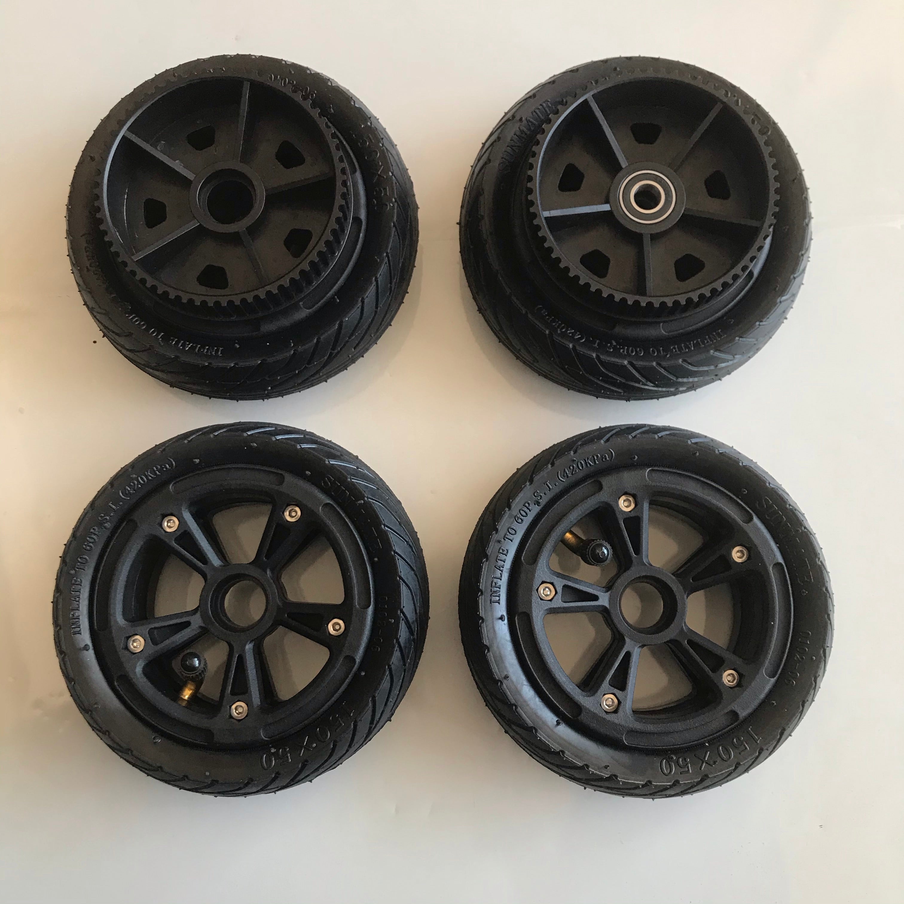 175mm All Terrain Off Road Wheel Kit for electric skateboards – Verreal ...
